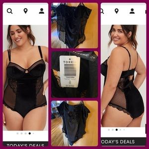 Torrid 4X Lingerie Bodysuit